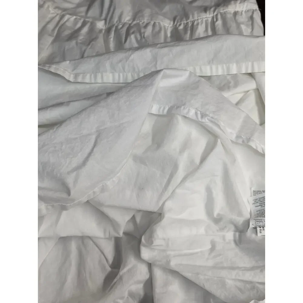 J.Crew White Tiered Midi Dress Size 8 - Picture 8 of 11